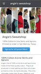 Mobile Screenshot of angiessweatshop.com