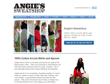 Tablet Screenshot of angiessweatshop.com